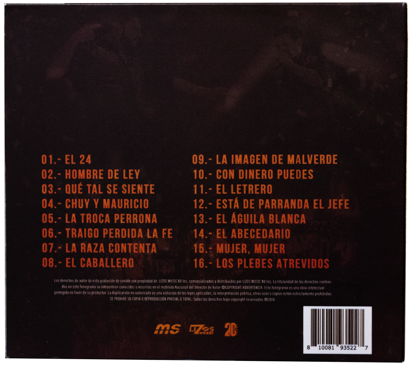 CD Banda MS 20 años
