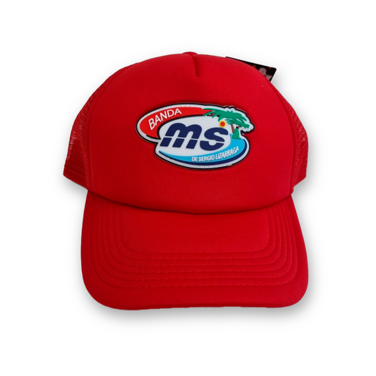 TRUCKER HAT ROJO - BANDA MS