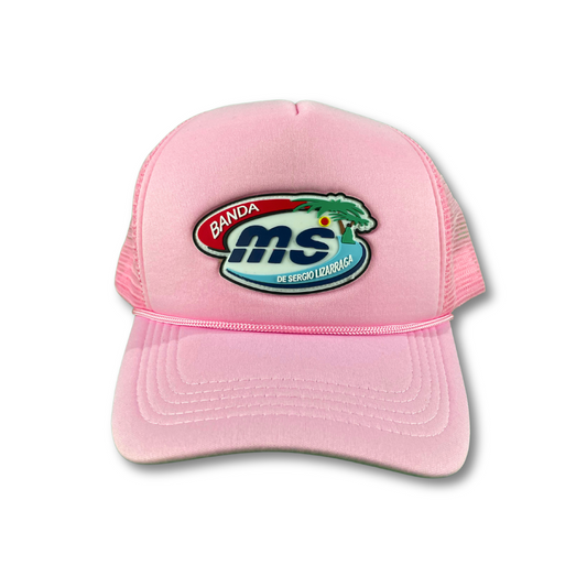 TRUCKER HAT  ROSA - BANDA MS