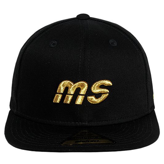 Gorra Banda MS - Snapback Negro Logo Dorado